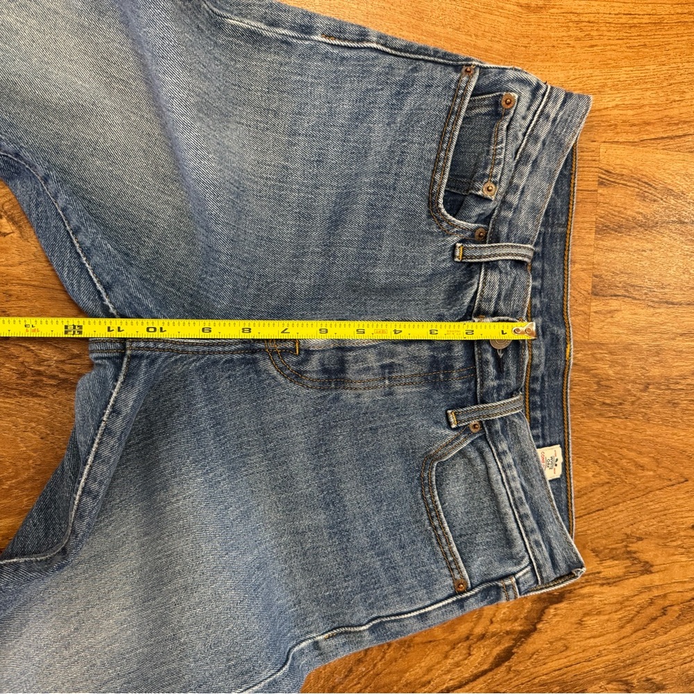 Vintage White Oak Cone Denim Cropped Levi’s. 28 - Picture 10 of 13